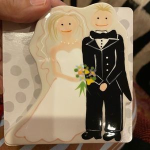 Coton colors mini attachment bride groom wedding